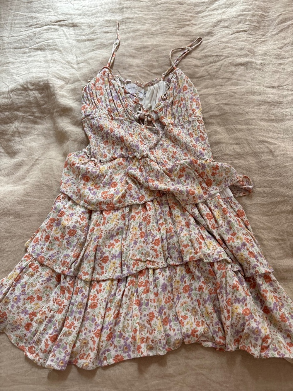 Floral Summer Boutique Mini Dress